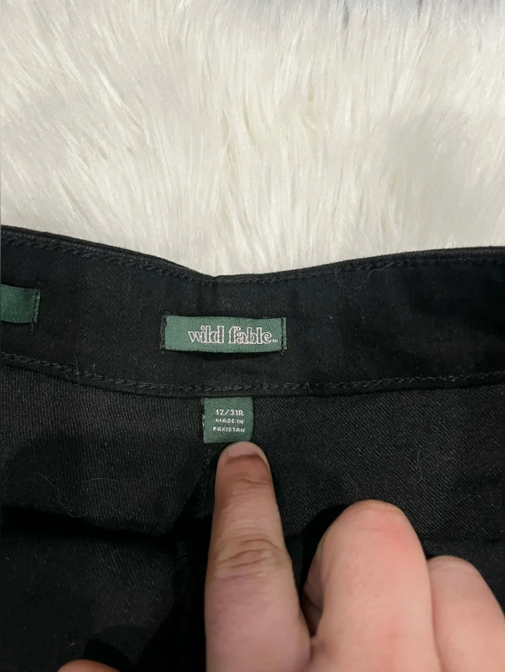 wild fable Black High-Rise Denim Shorts Size 12/31R